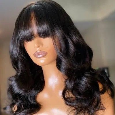 MsDeein Loose Bouncy Wig with bang - 230% (22inch)