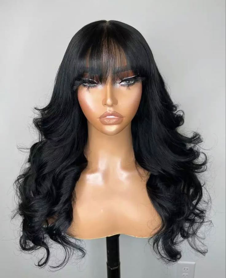MsDeein Loose Bouncy Wig with bang - 230% (22inch)