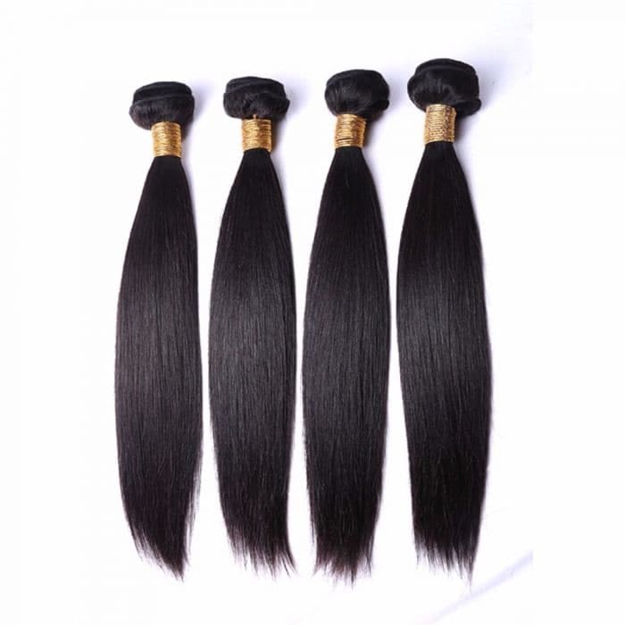 MsDeein Silky Straight  100% Human Hair Extension