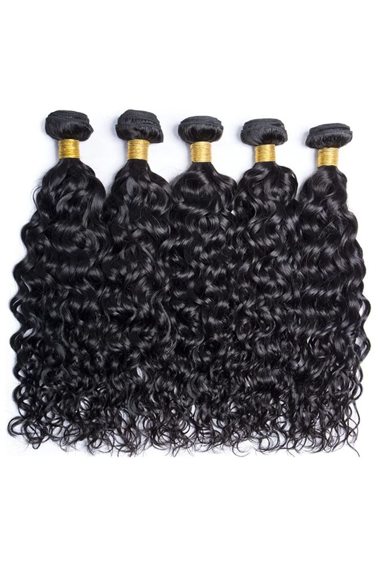 MsDeein Water Wave 100% Human Hair Extension