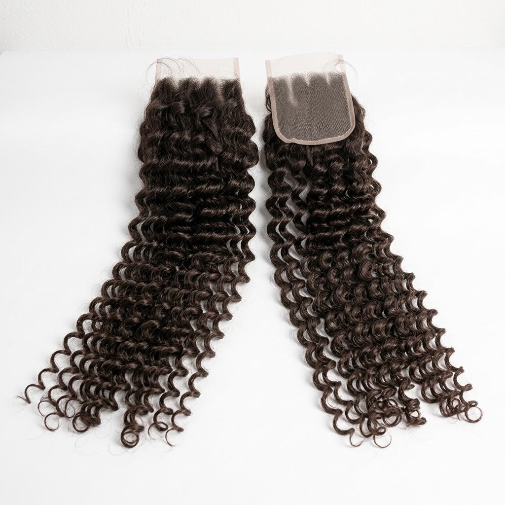MsDeein Deep Wave Lace Closure