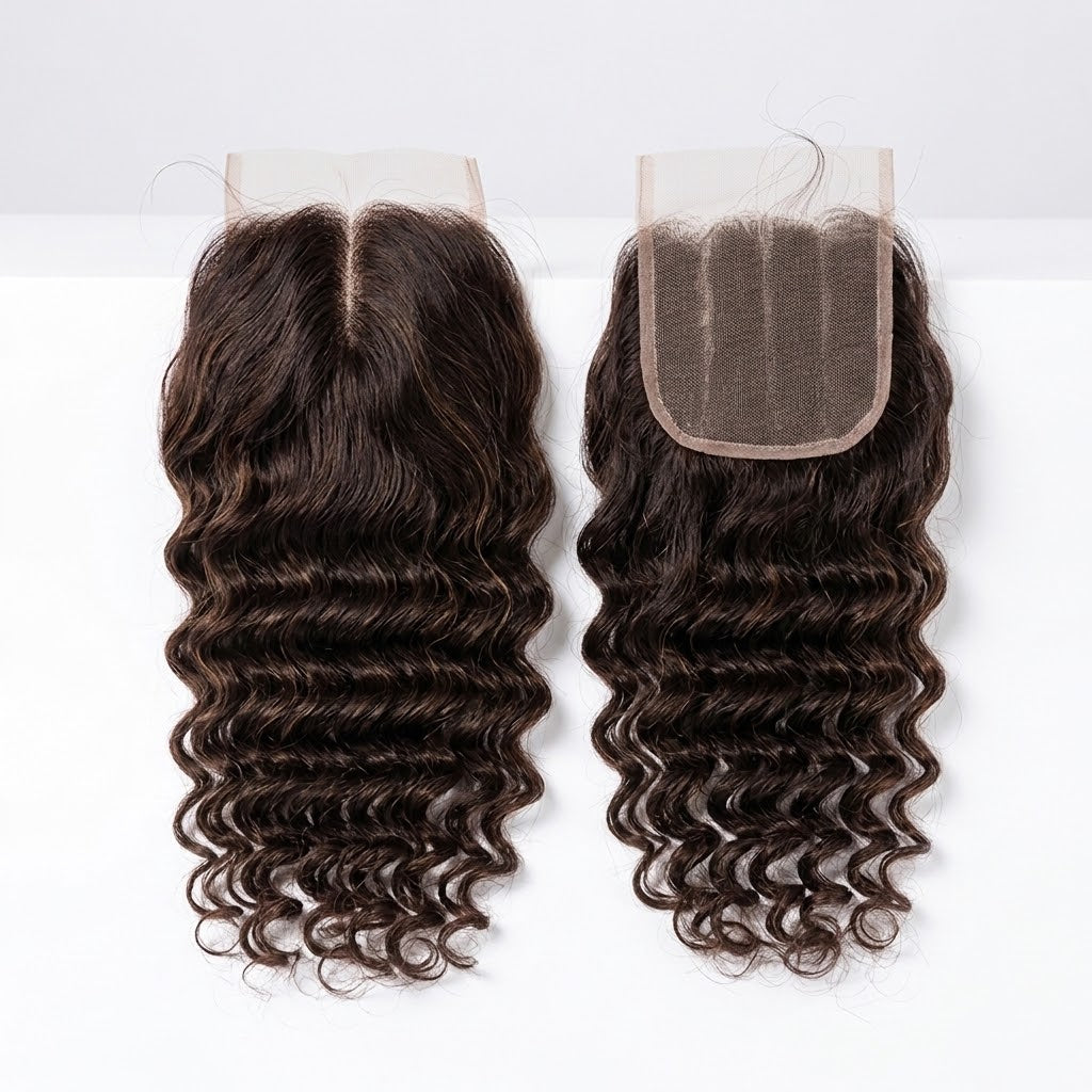 MsDeein Deep Wave Lace Closure