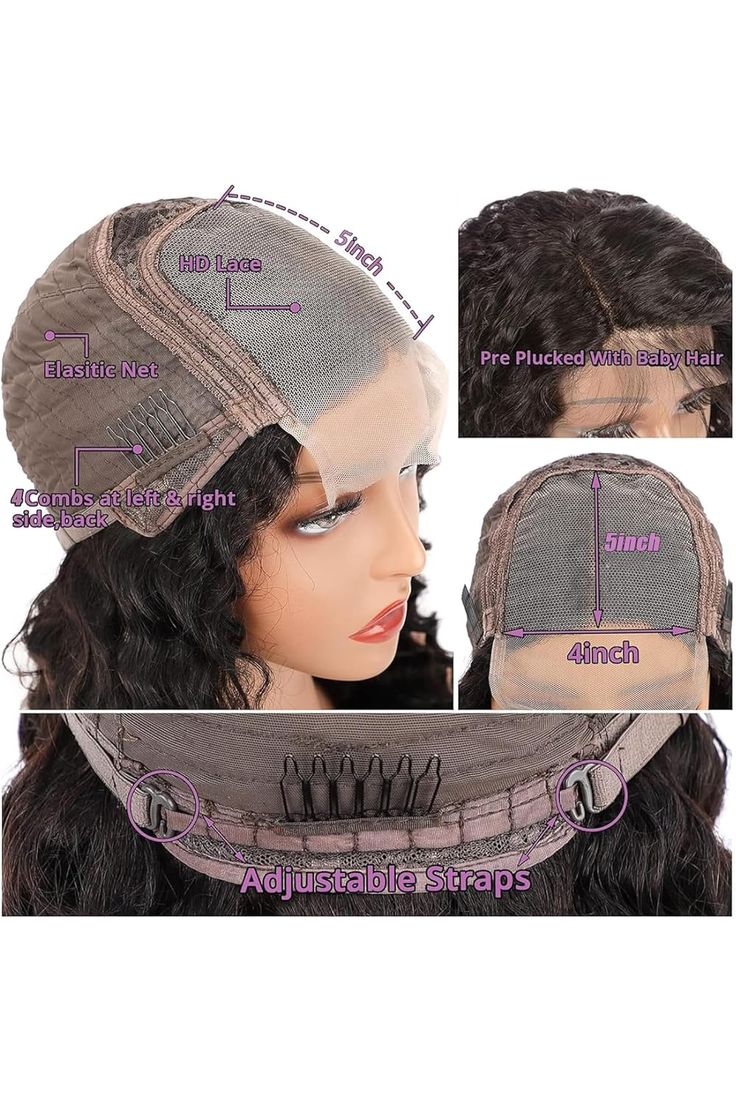 MsDeein Water Wave 200% Density 13X4 Water Wig