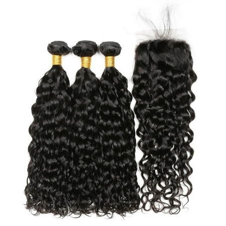 MsDeein Water Wave 100% Human Hair Extension