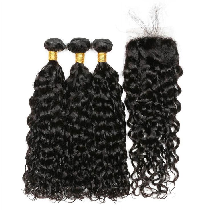 MsDeein Water Wave 100% Human Hair Extension
