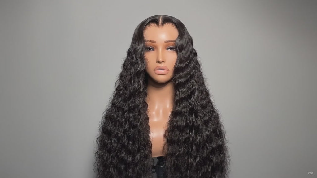 MsDeein Hair Water Wave 200% Density 13X4 Wig